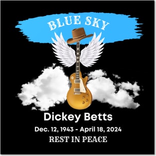 Dickey Betts Tribute Memorial Posters and Art